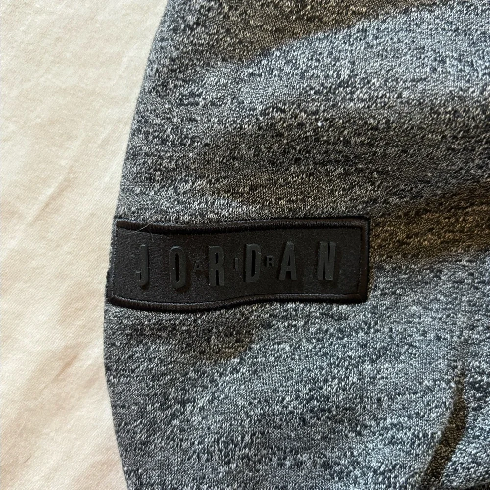 Nike Jordan Full Zip Hoodie Gray Tech Fleece Style Men’s XXL 2XL